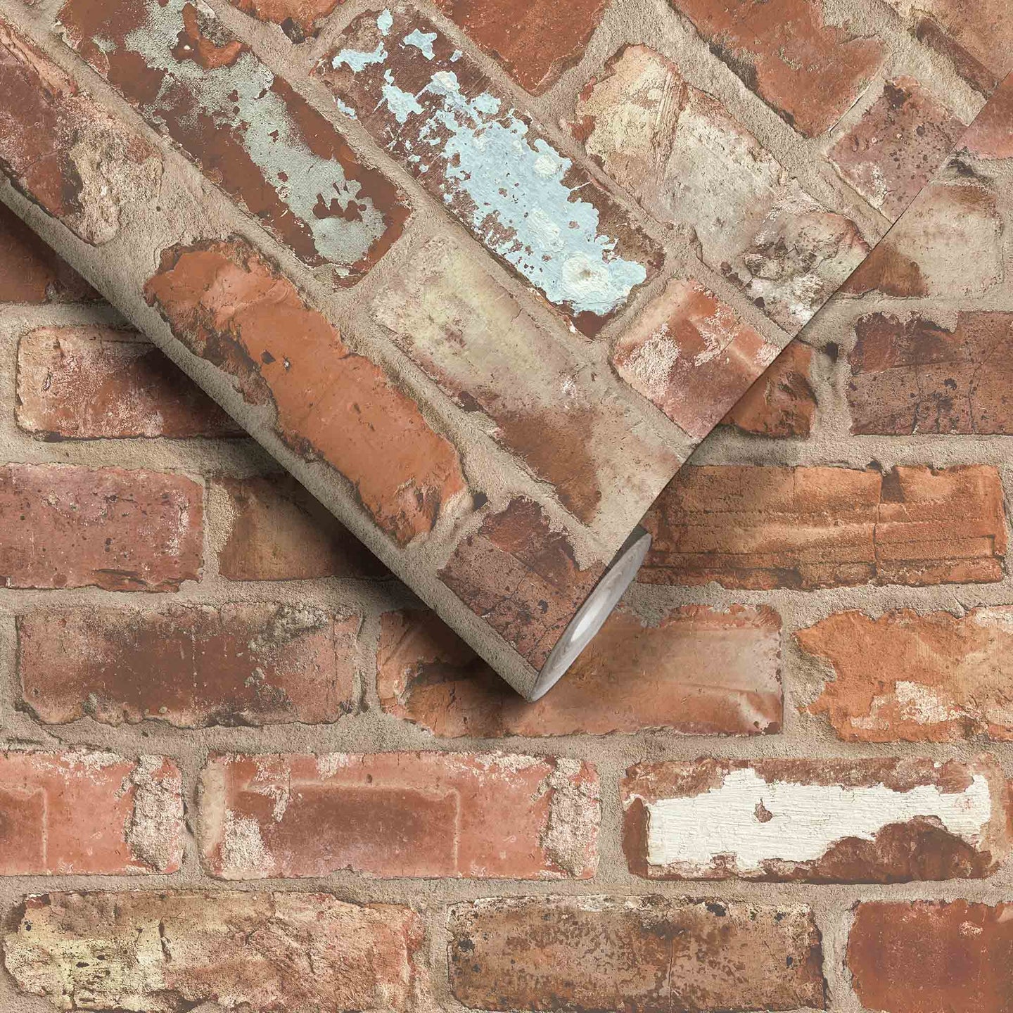 Castlefield Brick Clay Wallpaper by Woodchip & Magnolia