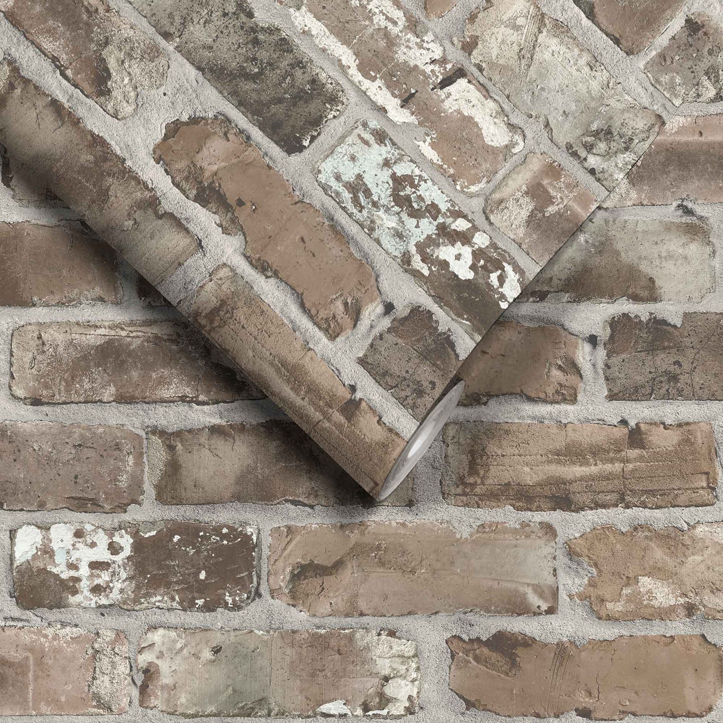 Castlefield Brick Clay Wallpaper by Woodchip & Magnolia
