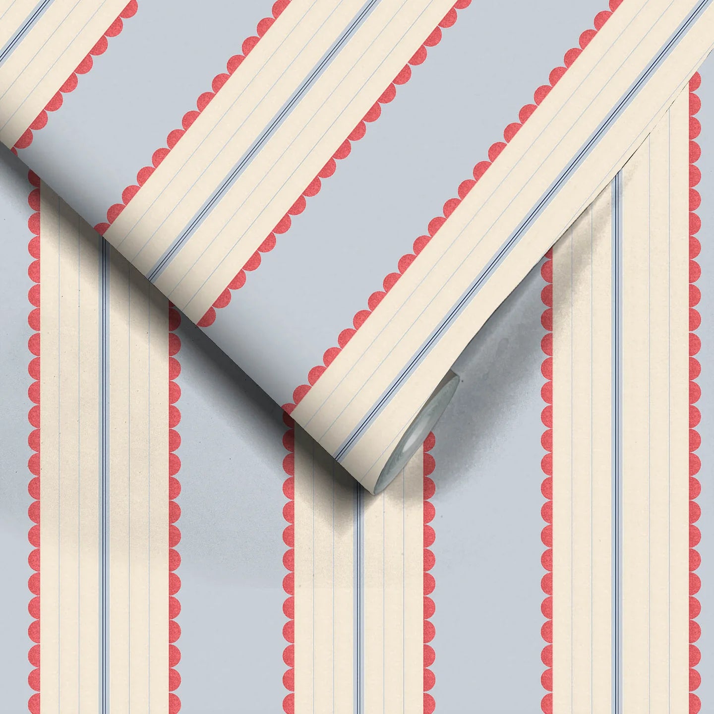 Pin Up Stripe Wallpaper by Woodchip & Magnolia
