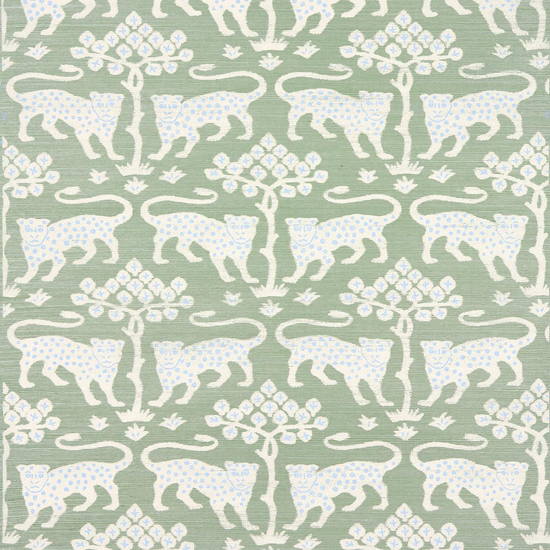Woodland Leopard Sisal Wallpaper by Schumacher