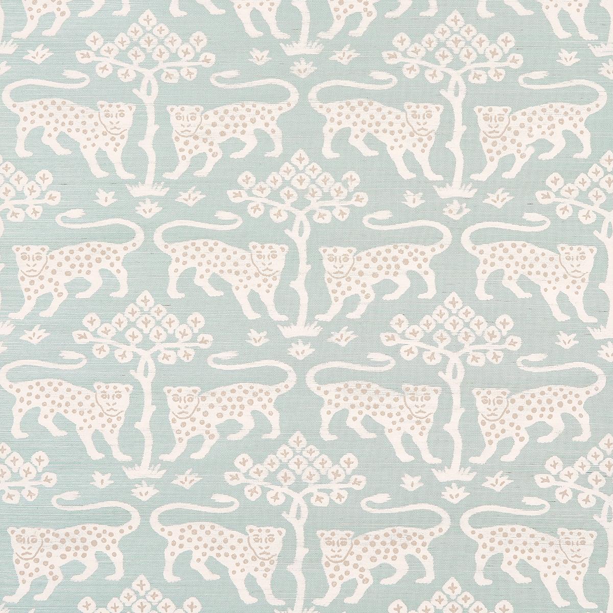 Woodland Leopard Sisal Wallpaper by Schumacher
