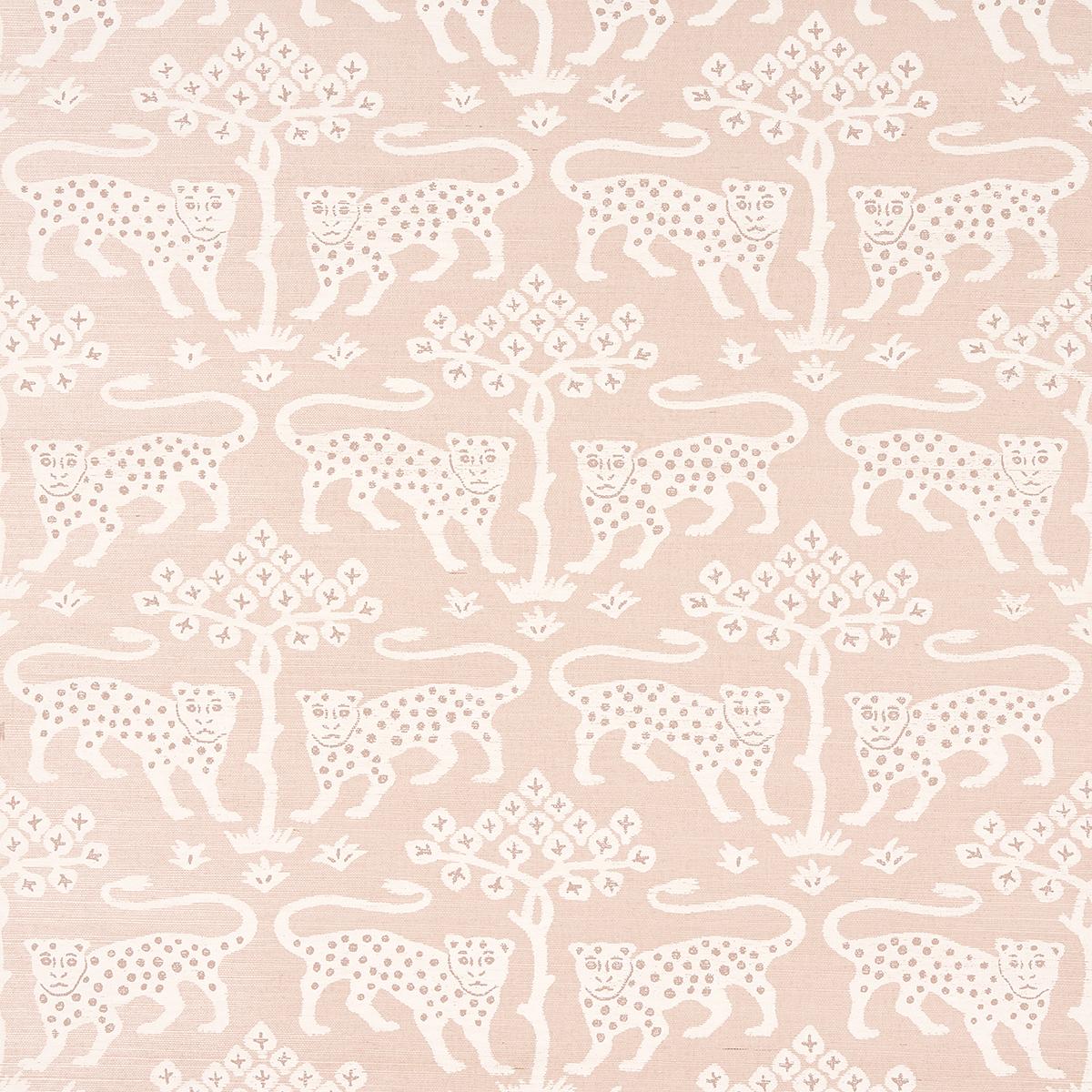 Woodland Leopard Sisal Wallpaper by Schumacher