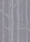 White on Lilac Grey