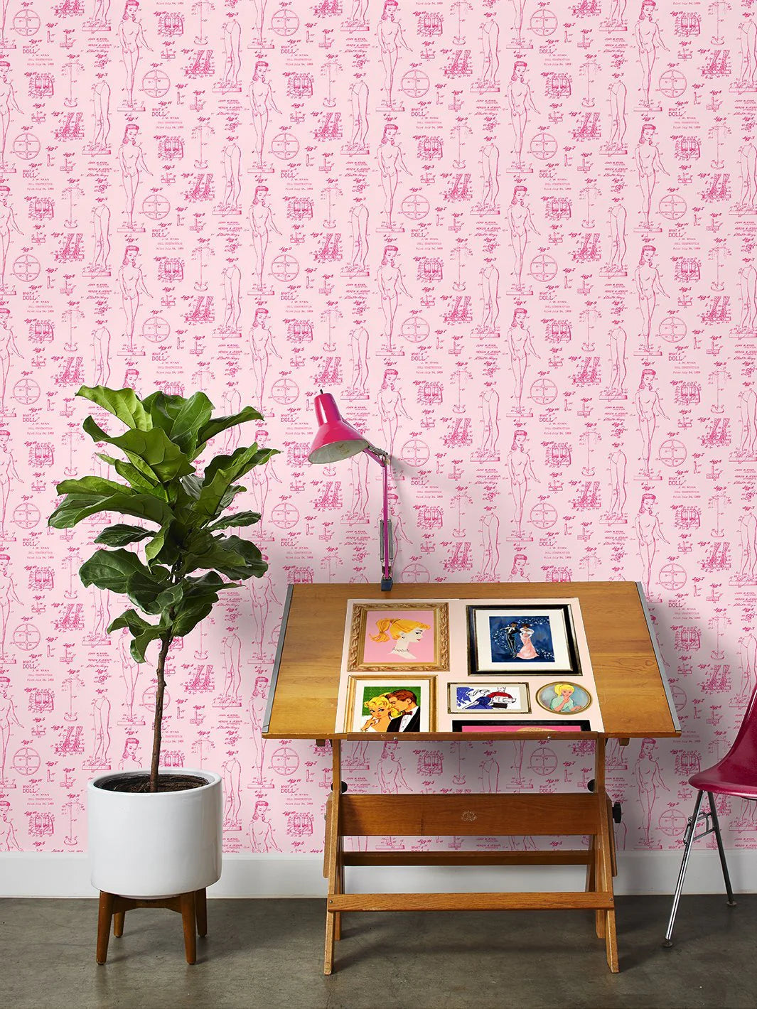Barbie Blueprint Wallpaper- 219 Barbie Collection