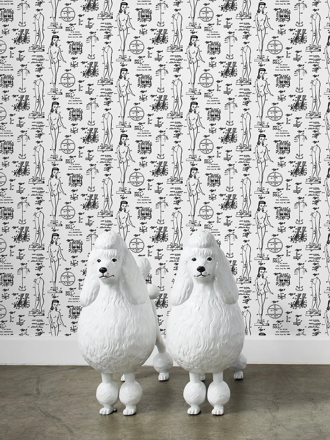 Barbie Blueprint Wallpaper- 219 Barbie Collection