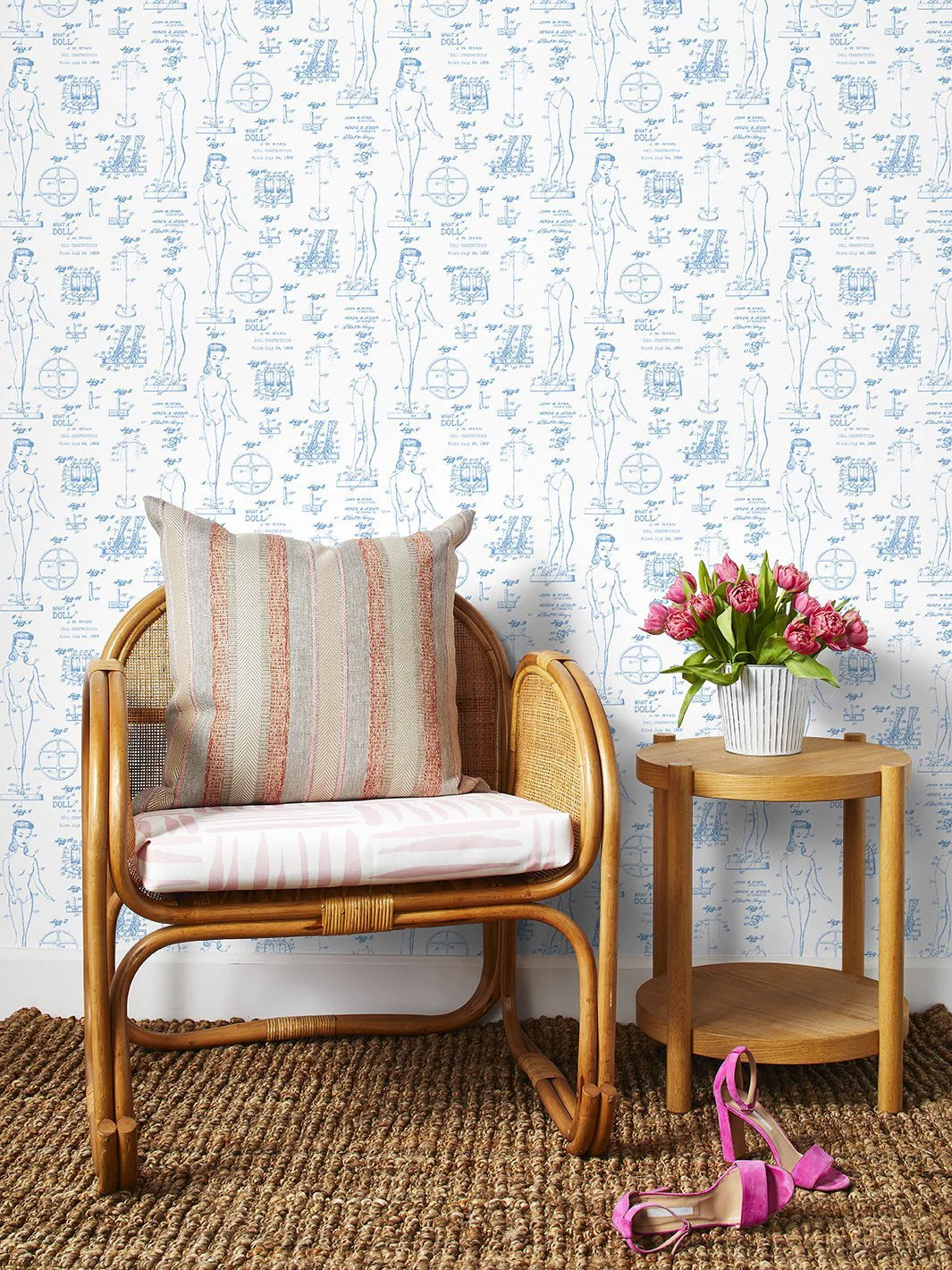 Barbie Blueprint Wallpaper- 219 Barbie Collection