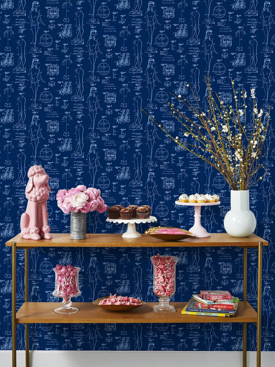 Barbie Blueprint Wallpaper- 219 Barbie Collection
