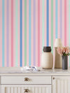 Bend and Snap Stripe Wallpaper by Barbie