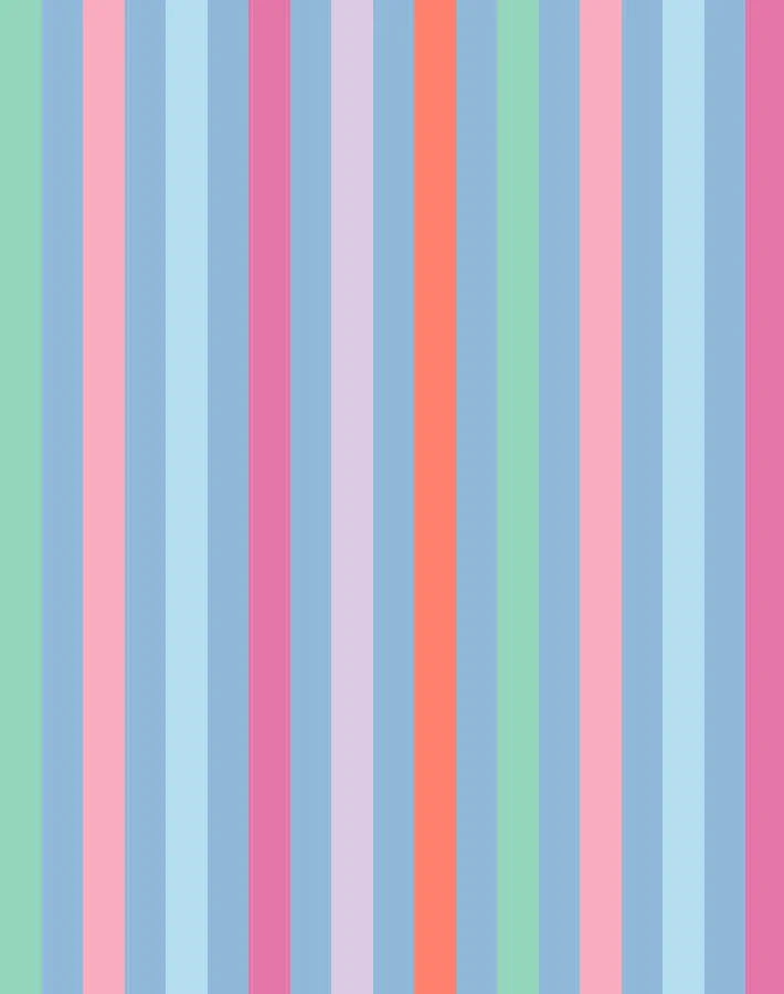 Bend and Snap Stripe Wallpaper by Barbie