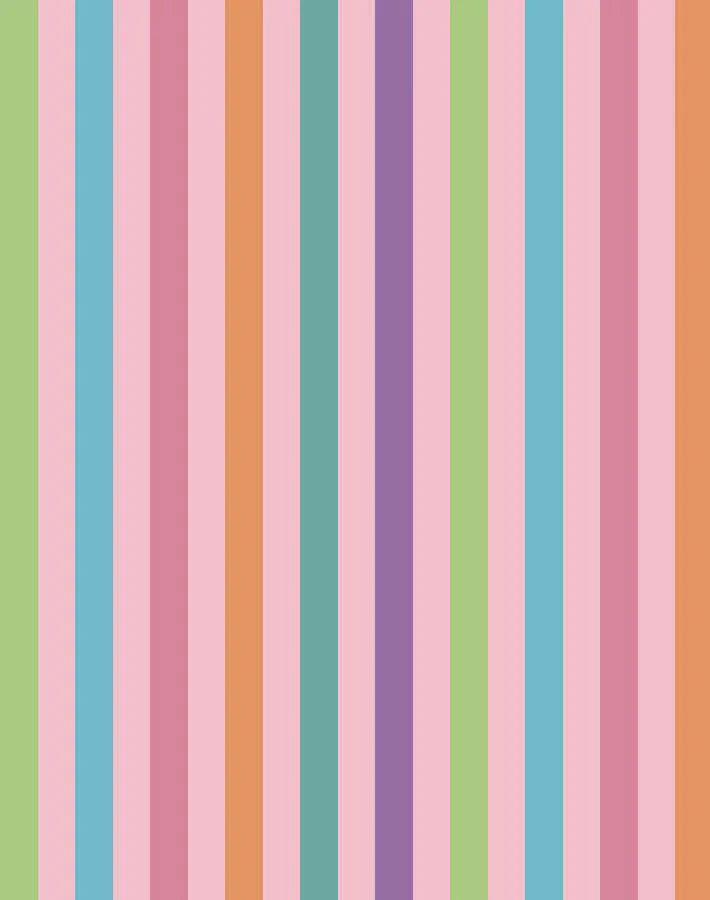 Bend and Snap Stripe Wallpaper by Barbie