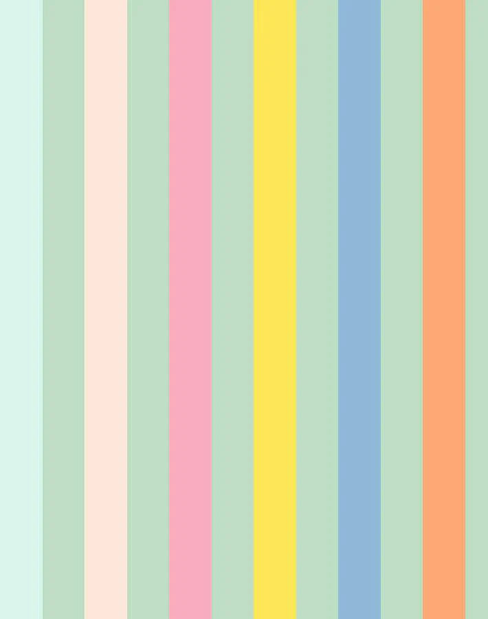 Bend and Snap Stripe Wallpaper by Barbie