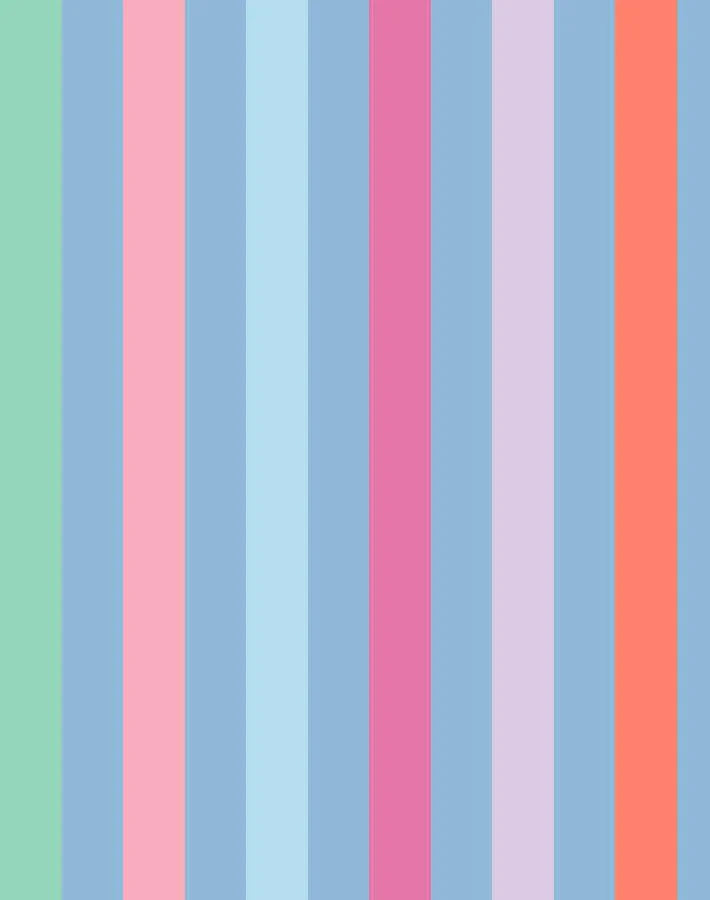 Bend and Snap Stripe Wallpaper by Barbie