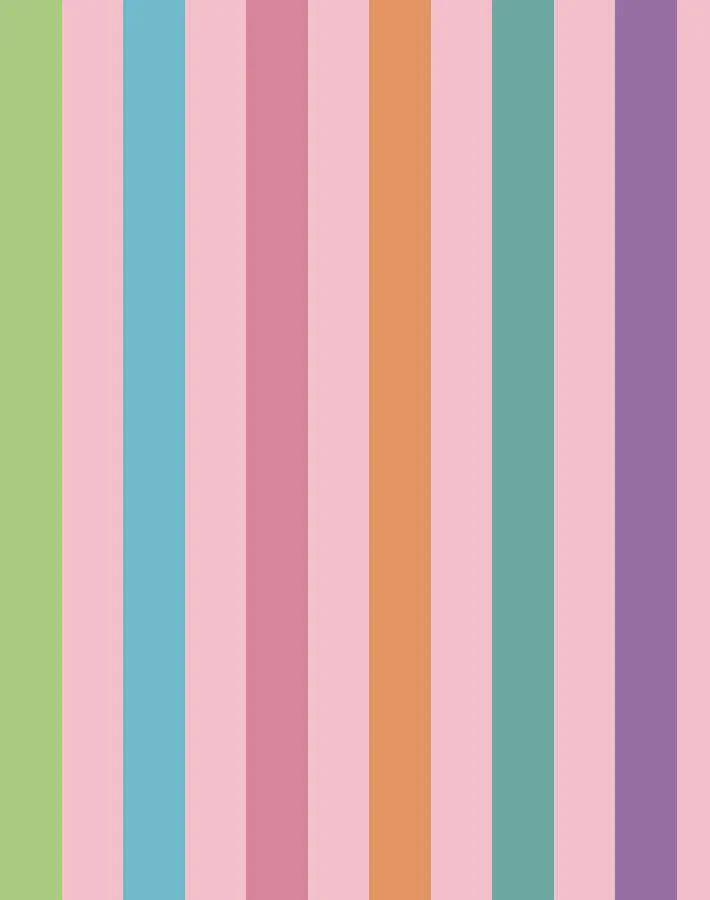 Bend and Snap Stripe Wallpaper by Barbie