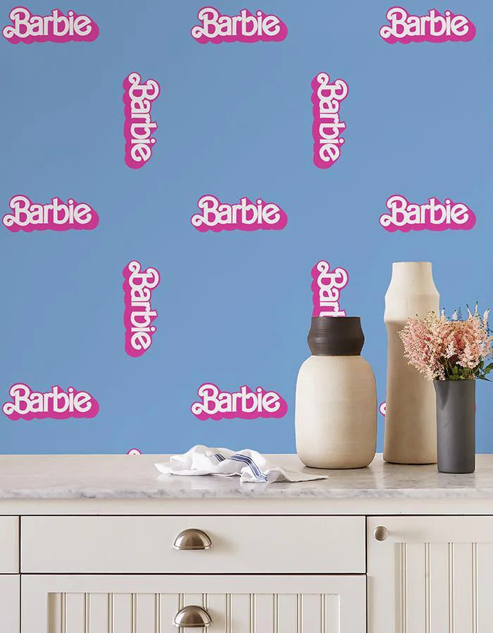 Barbie 80's Logo Wallpaper