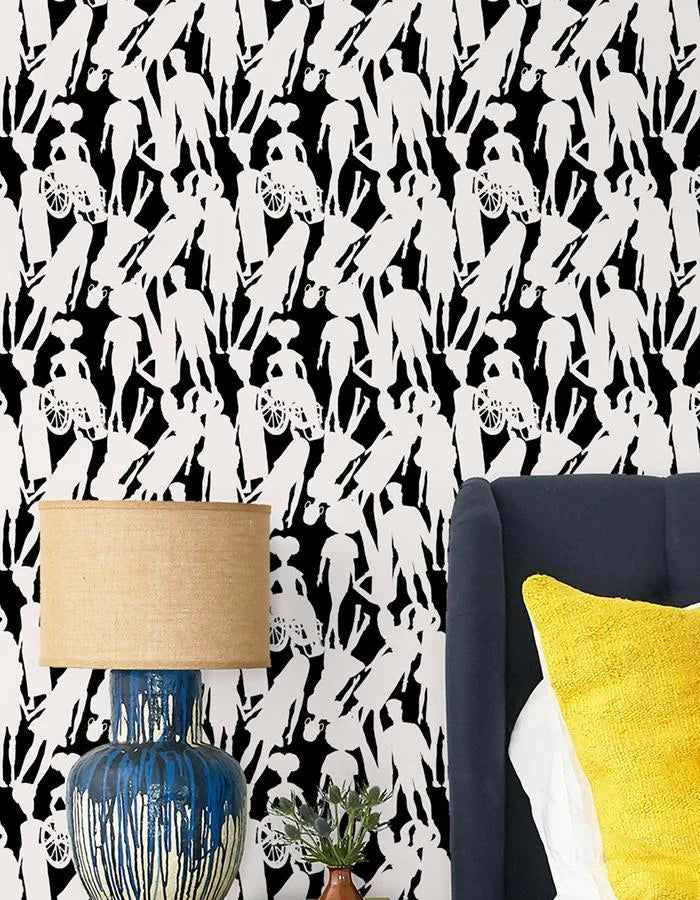 Fashionistas Silhouettes Wallpaper by Barbie
