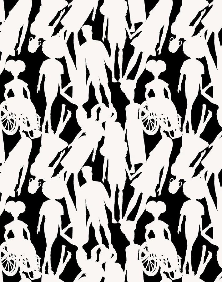 Fashionistas Silhouettes Wallpaper by Barbie