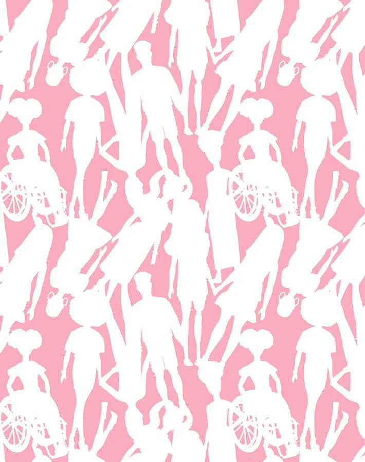 Fashionistas Silhouettes Wallpaper by Barbie