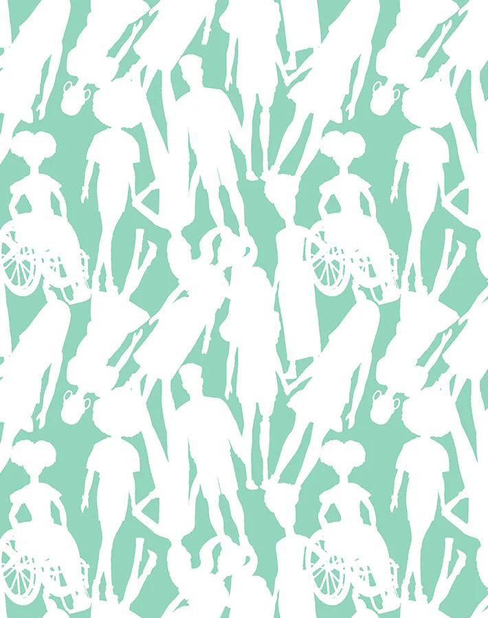 Fashionistas Silhouettes Wallpaper by Barbie