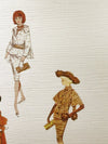 1960's Barbie Grasscloth Wallpaper