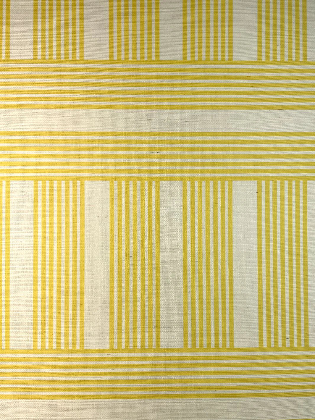 Roman Holiday Grid Grasscloth Wallpaper by Barbie