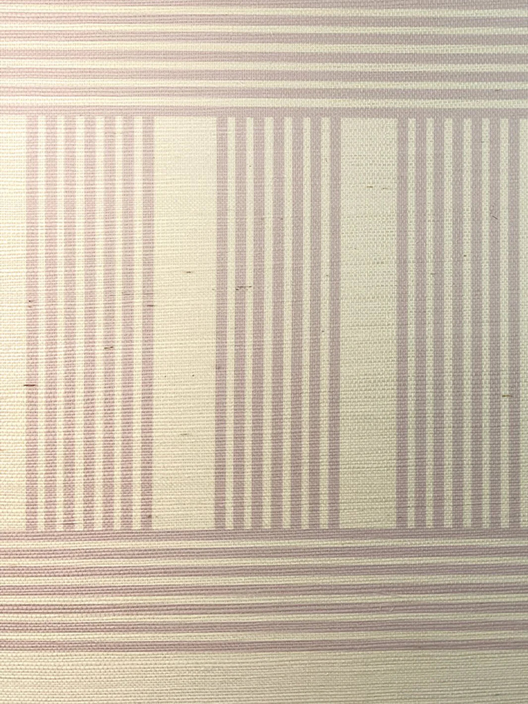 Roman Holiday Grid Grasscloth Wallpaper by Barbie