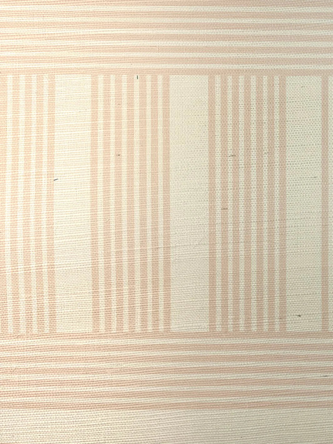 Roman Holiday Grid Grasscloth Wallpaper by Barbie