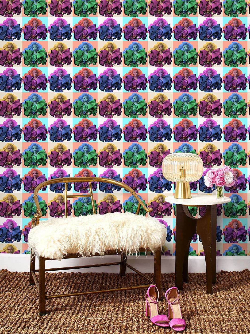 Pop Print Dream Date Barbie Wallpaper by Barbie