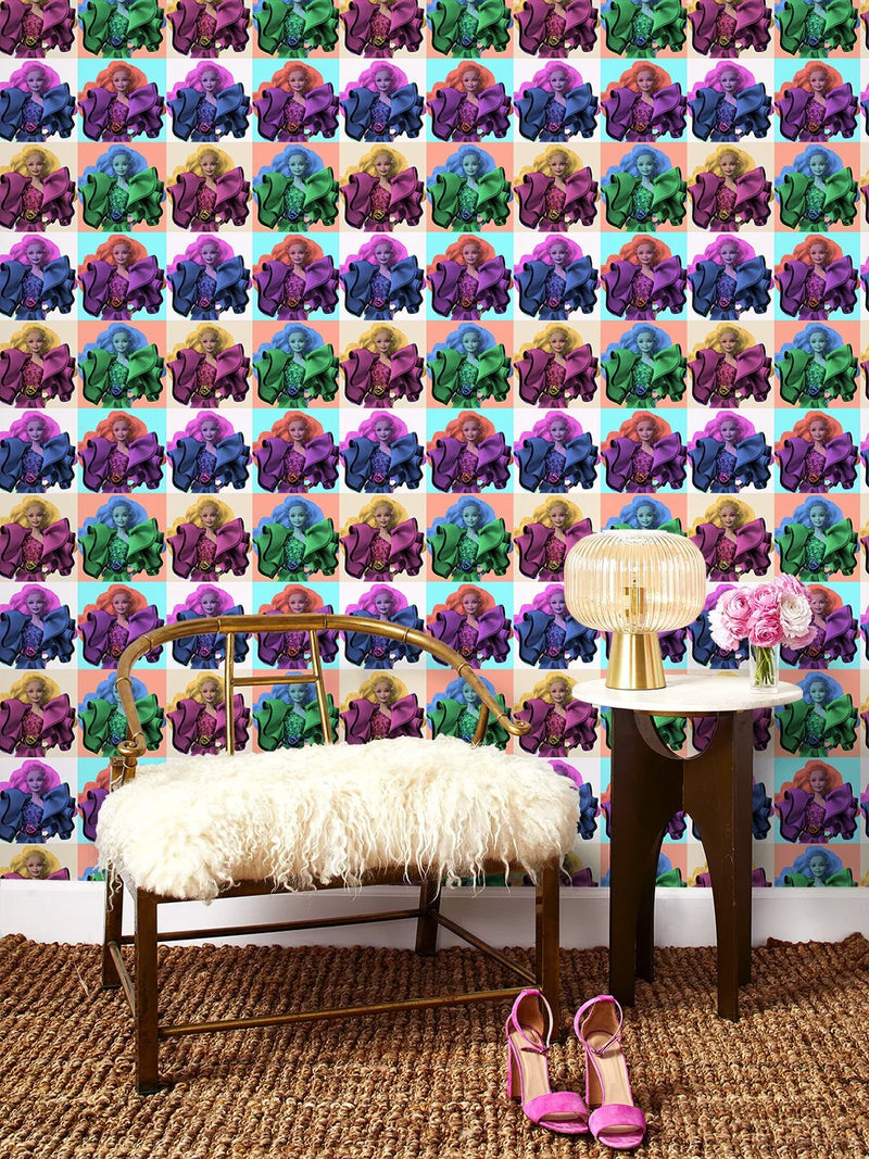 Pop Print Dream Date Barbie Wallpaper by Barbie