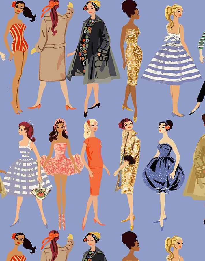 Vintage Illustration Wallpaper - 219 Barbie Collection