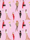 Vintage Pinstripe Wallpaper - 219 Barbie Collection