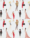 Vintage Pinstripe Wallpaper - 219 Barbie Collection