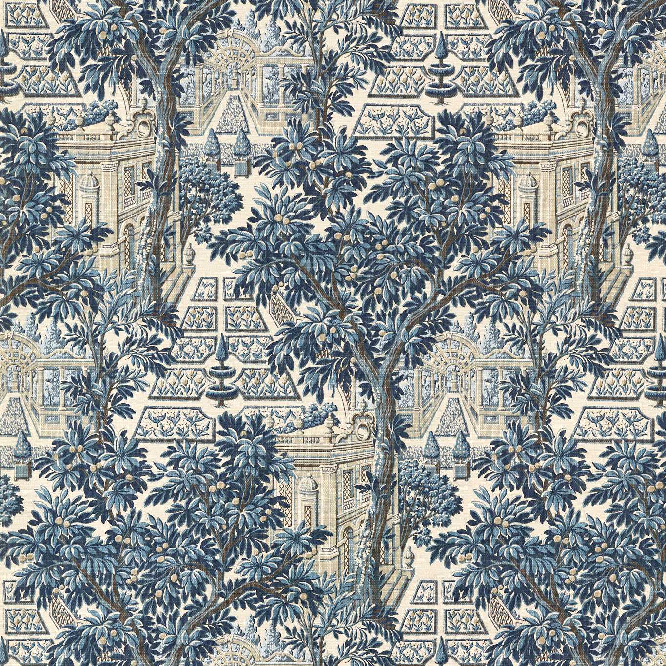 Italian Garden Wallpaper by Zoffany