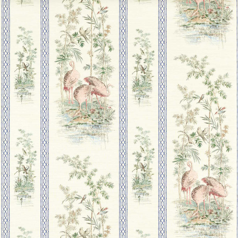 Storks & Thrushes Superwide Wallpaper by Zoffany (Sold per Lineal Metre)