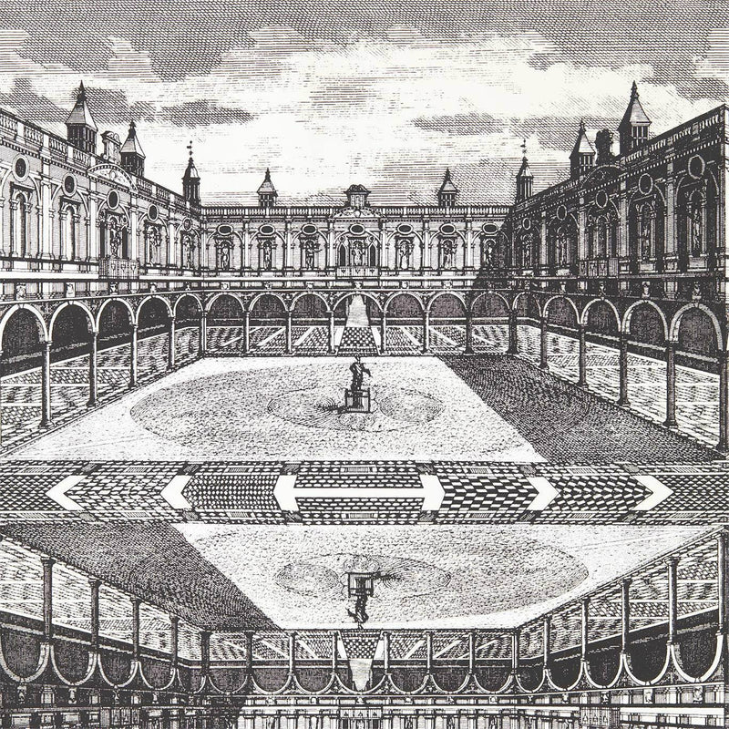 Royal Exchange Wallpaper by Zoffany