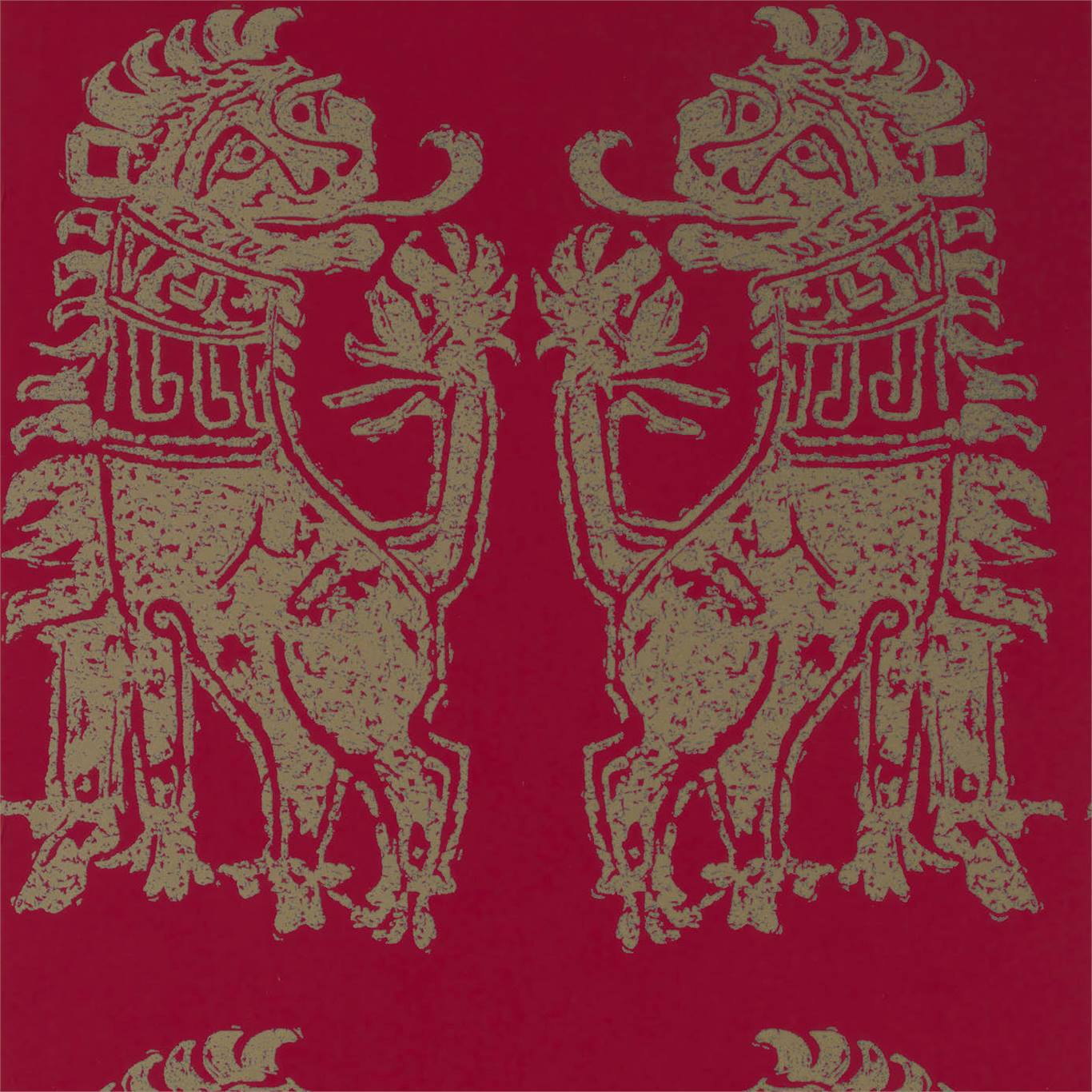 Sicilian Lion Wallpaper by Zoffany