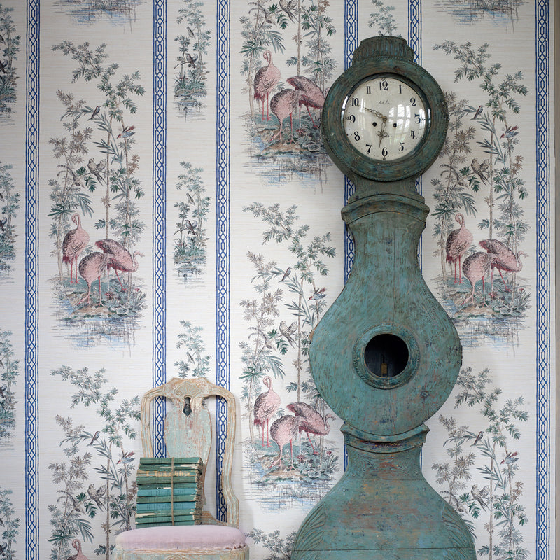 Storks & Thrushes Superwide Wallpaper by Zoffany (Sold per Lineal Metre)