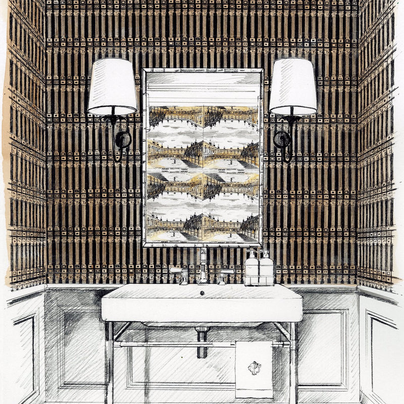Columns Wallpaper by Zoffany