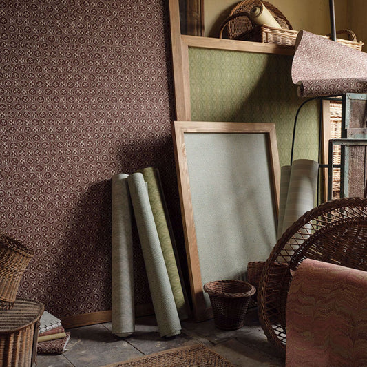 Diamonds & Flowers Wallpaper by Zoffany