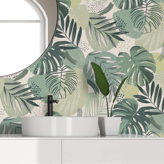 Abstract Jungle Wallpaper by Brand McKenzie
