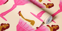Babes and Bubbly Wallpaper Mural by HappyWall