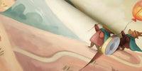 Balloon Journey in Wonderland Mural by HappyWall