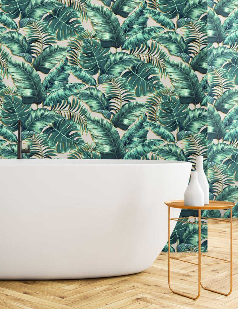 Banana Leaves Standard Wallpaper by Brand McKenzie