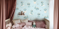 Baby Dragon Mural by HappyWall