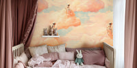 The Astro Wait  Mural by HappyWall
