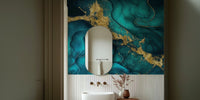 Fancy Faux Marble  Mural by HappyWall