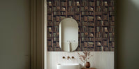 Old Bookshelf Wallpaper Mural by HappyWall