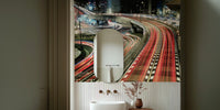 Chaotic Traffic Mural by HappyWall