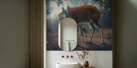Mother and Fawn Mural by HappyWall