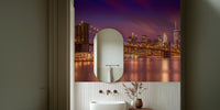 New York City Sunset Mural by HappyWall