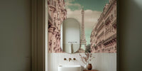 Parisian Flair - Urban Vintage Style Mural by HappyWall